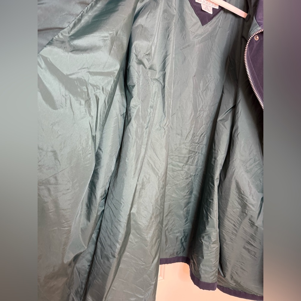 CBO New York Women’s 3X Navy & Hunter Green Full-Zip Jacket - Picture 7 of 8